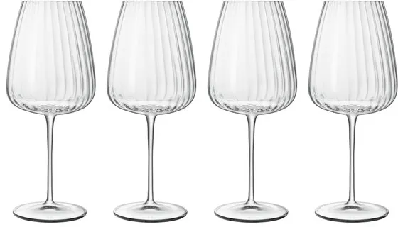 Luigi Bormioli Rödvinsglas bordeaux Optica 70 cl 4 st.
